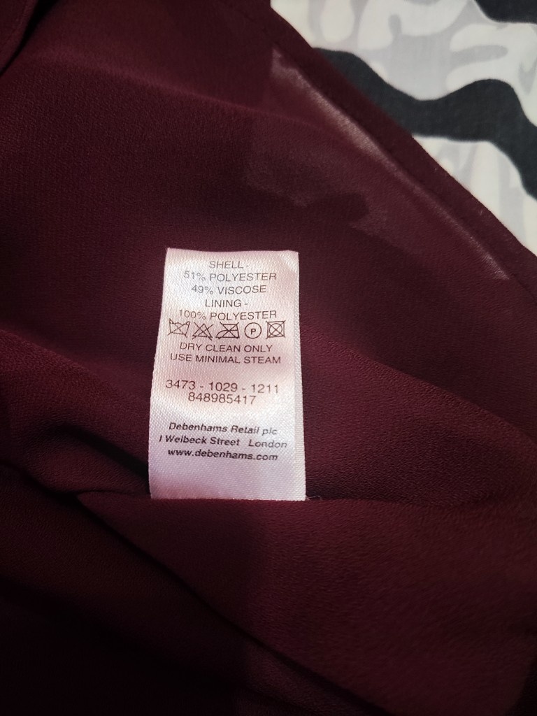 Bluzeczka w aksamitne liście DEBENHAMS rozm. L/40 - 8