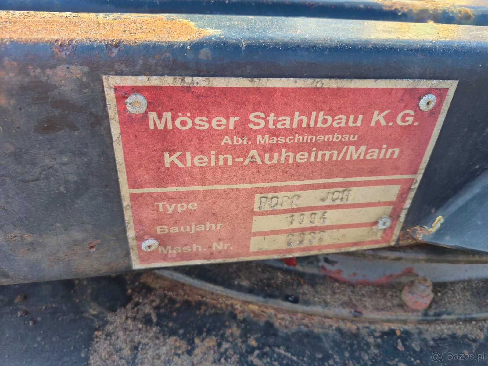 Przyczepa BDF POPP JOH - 8