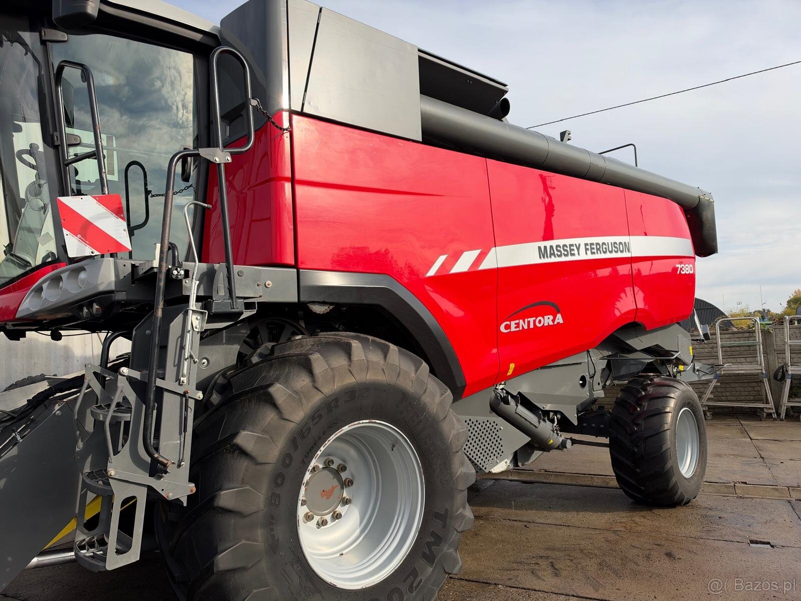 Kombajn Zbozowy Massey Ferguson 7380 Centora + Heder do kuk - 8