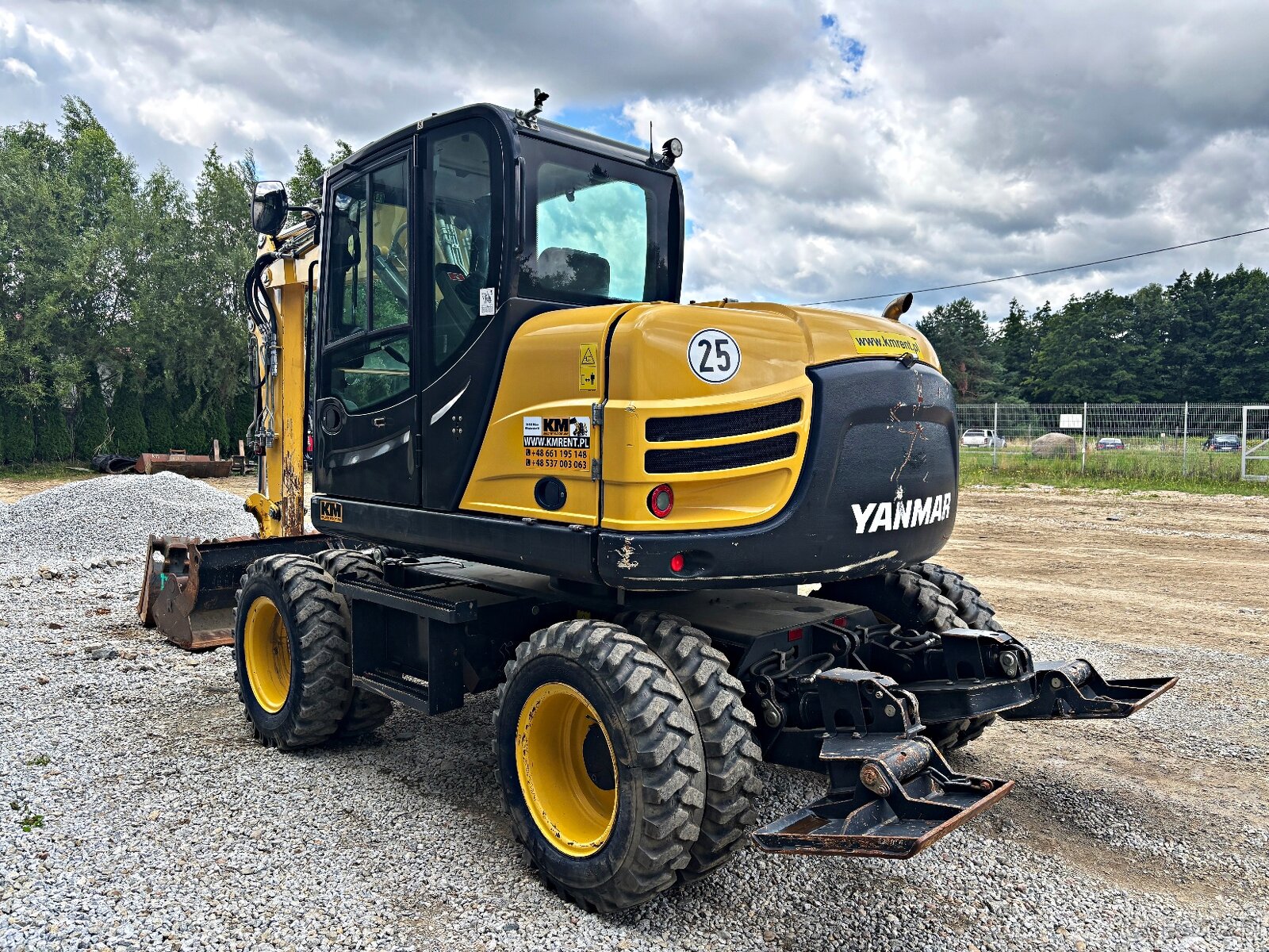 Yanmar B95W KOPARKA KOŁOWA 2020R. MTH: 2614 | KOMATSU PW 98 - 8
