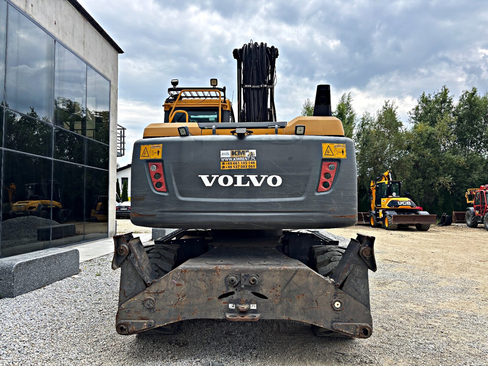 Volvo EW140D KOPARKA KOŁOWA 2015R | JCB HD110WT 4F, JCB Hydr - 8