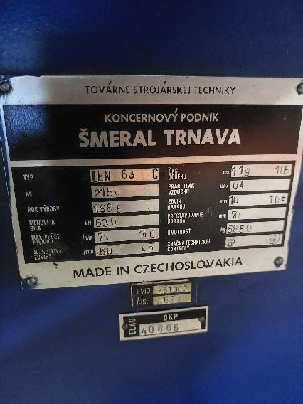 Prasa mimośrodowa LEN - ŠMERAL - 8
