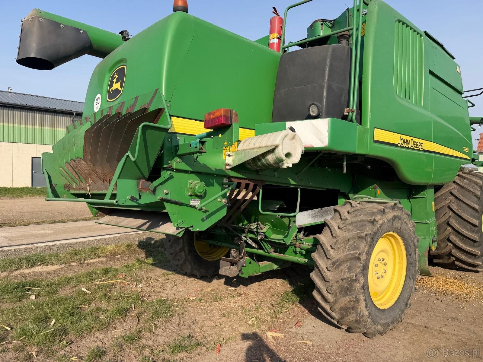 Kombajn zbozowy John Deere T660 rok pr 2011heder 7,6m Spr - 8