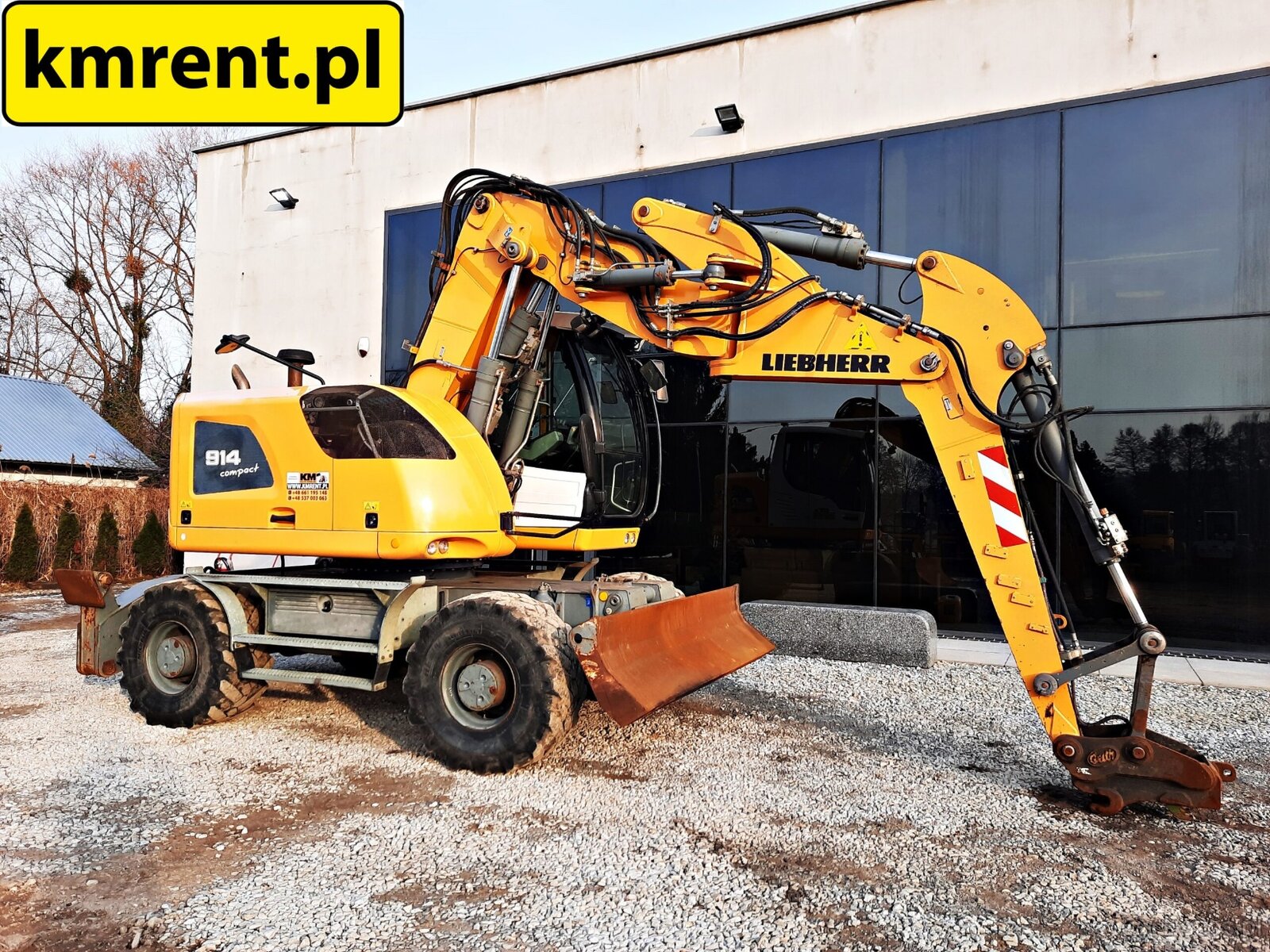 LIEBHERR A914 COMPACT KOPARKA KOŁOWA. 2014R - 8