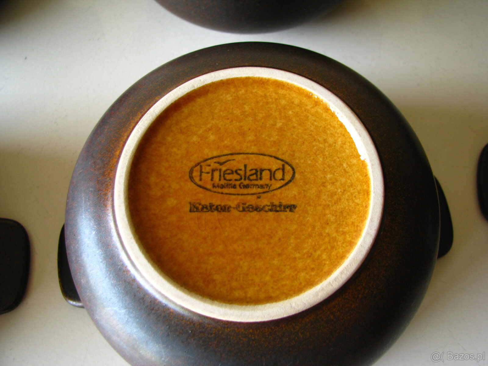 Kamionkowe miseczki z uszkami talerzyki i patera – tacka, na - 8