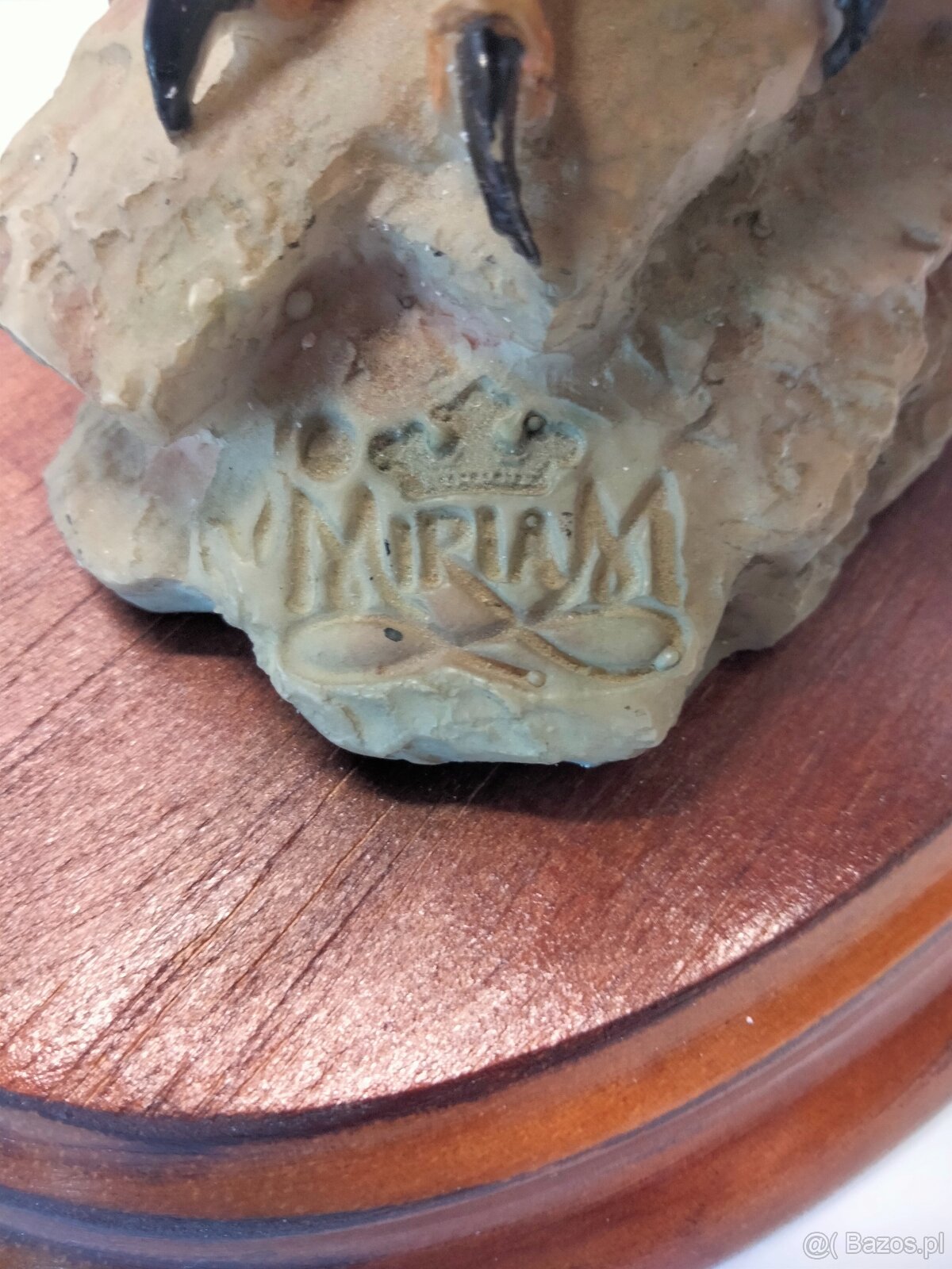 Włoska figura - sygnowana Ptak - Orzeł - stan kolekcjonersk - 8