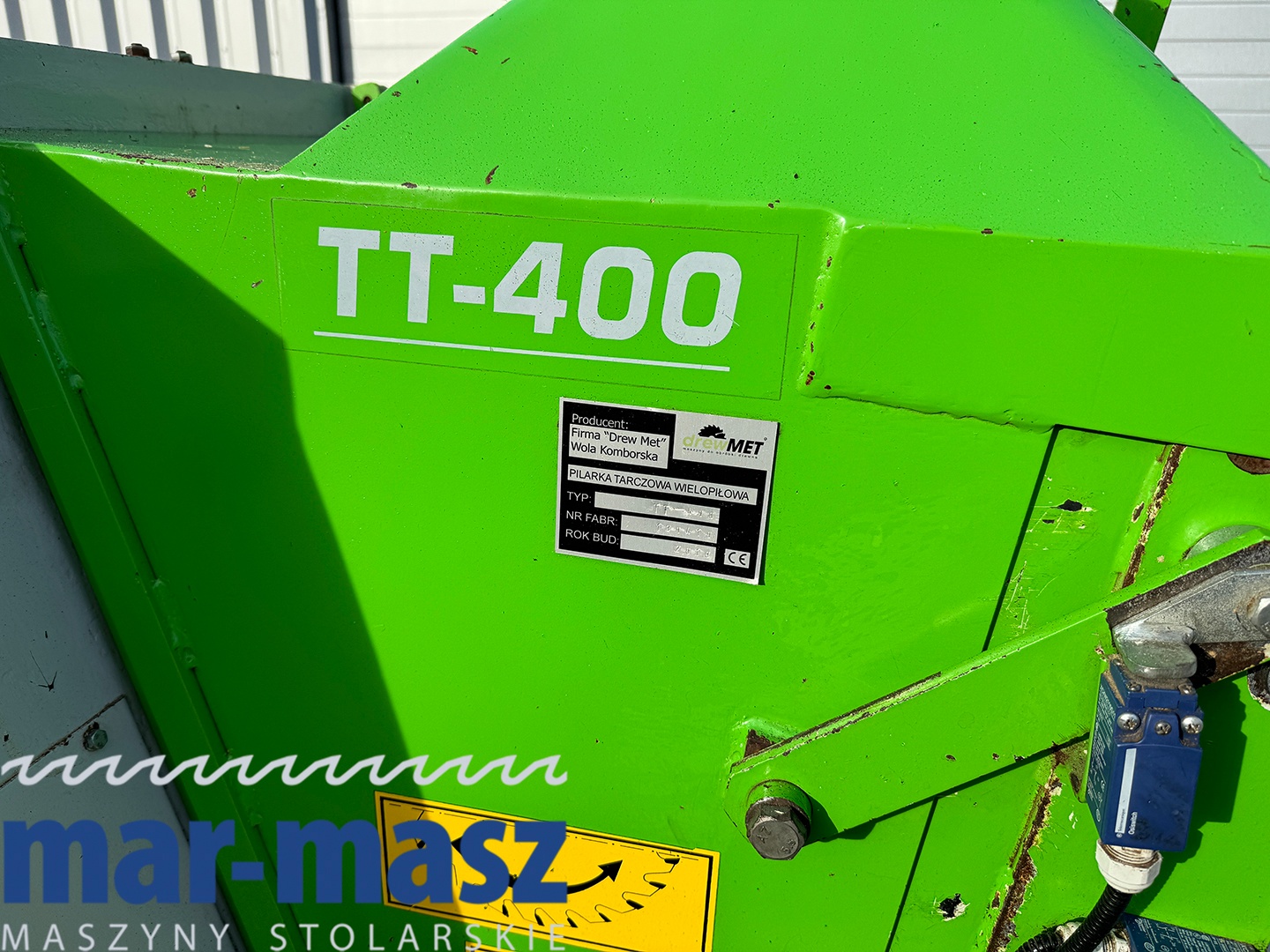 Trak tarczowy do cięcia pryzm i desek z kłód DREW-MET - 8