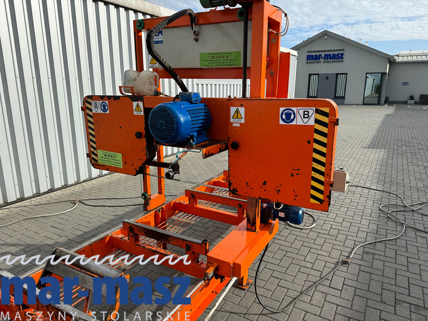 Trak pilarka taśmowa pozioma WIREX typ CZ-1 hydrauliczny - 8
