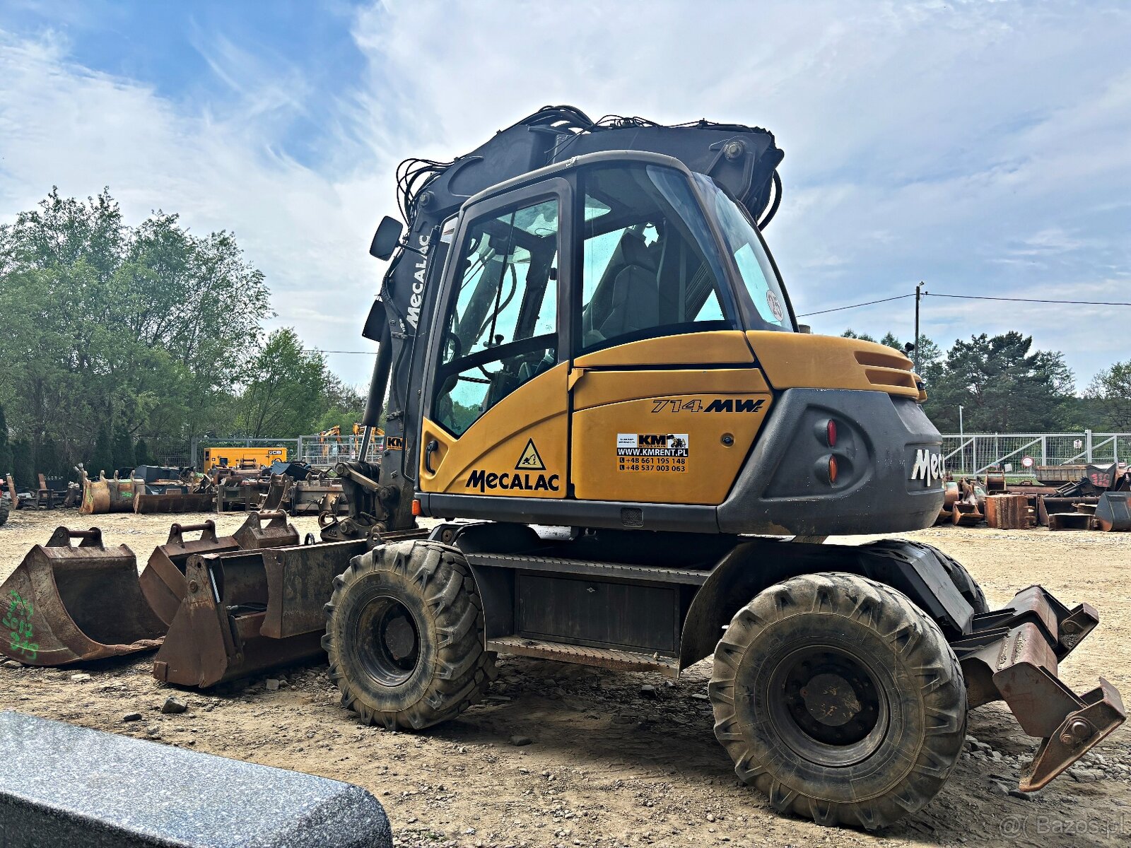 MECALAC 714 MW KOPARKA KOŁOWA 2012r. | MECALAC 12 MTX MXT 15 - 8