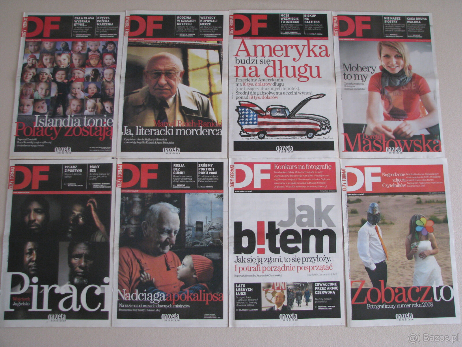 DF – Duży Format – tygodnik Gazety Wyborczej z roku 2008 - 8