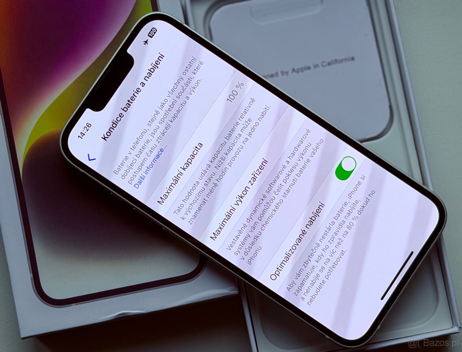 iPhone 14 Starlight BATERIA 100% TOP - 8