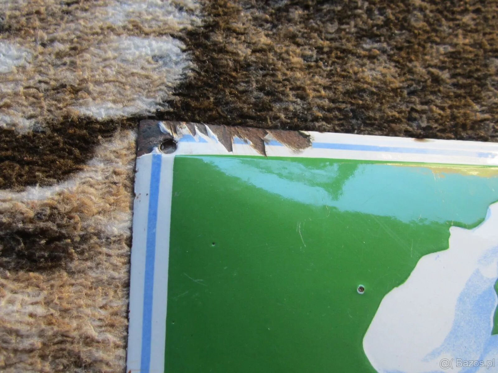 Stary szyld emaliowany Persil, 40x60 cm, w bardzo dobrym sta - 8