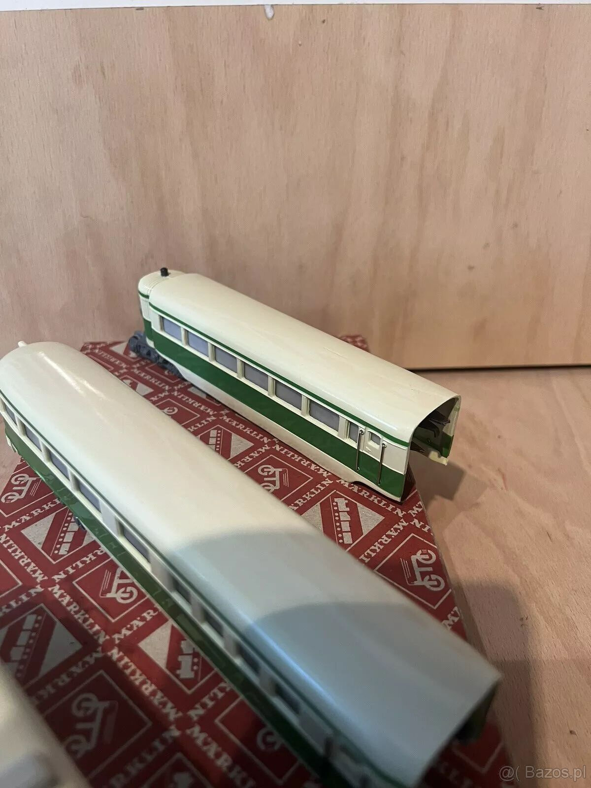 Wagon silnikowy Märklin ST 800, zielono-beżowy Żebra dachow - 8