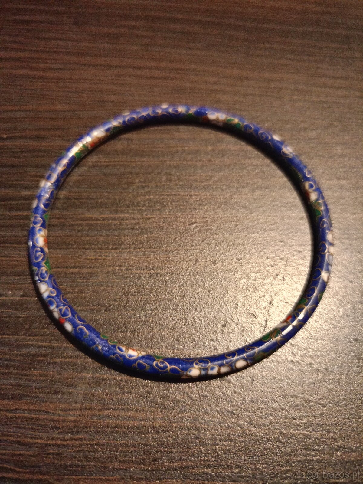 Bransoletki cloisonne chińskie motywy kwiatowe. 8 sztuk. - 8