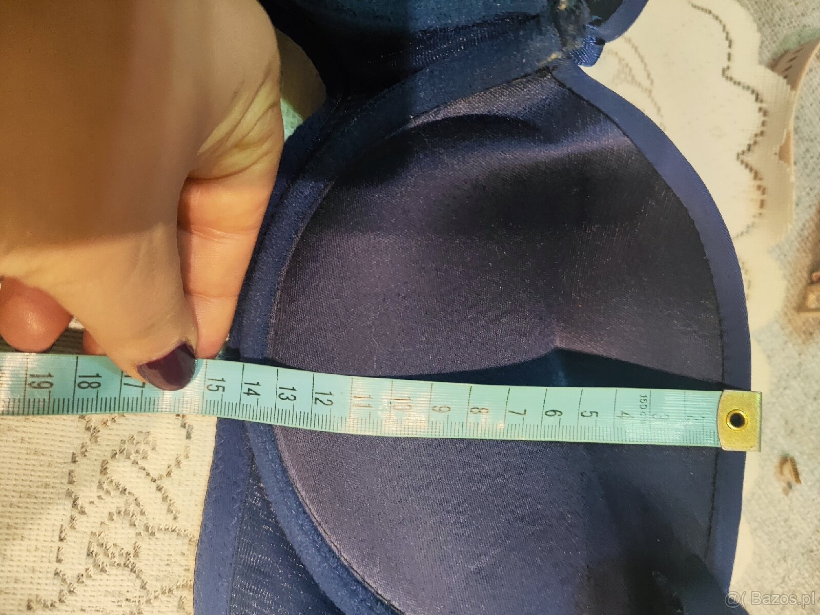 Biustonosz TEYI granatowy PUSH UP 85B - 8