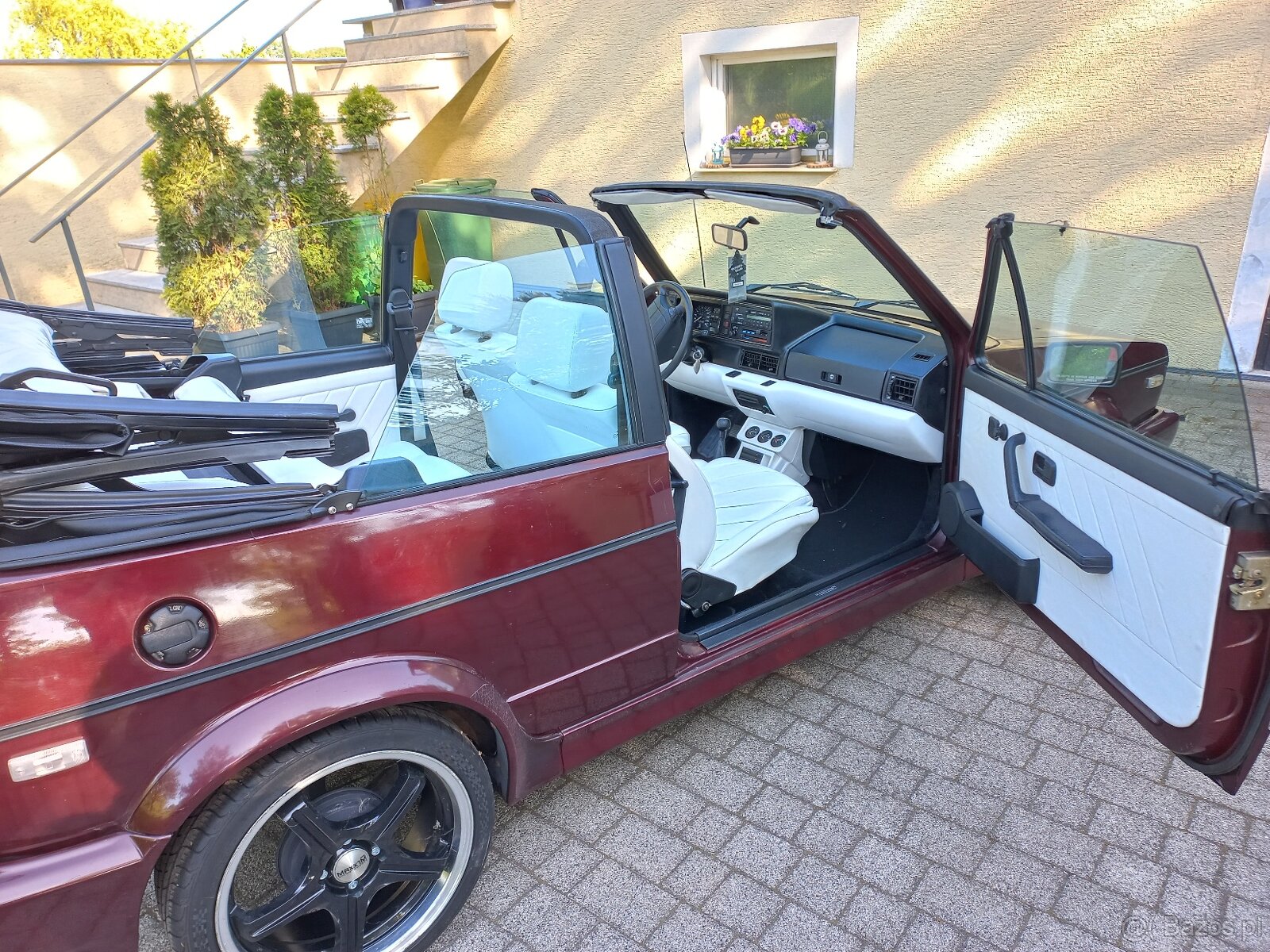 vw golf mk1 cabrio klima skóry kamann bez rdzy oryginał - 8