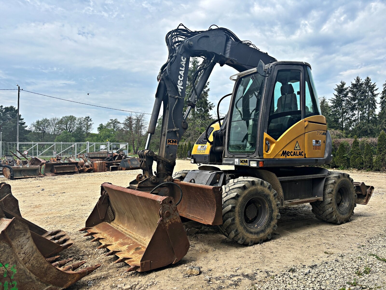 714 MW KOPARKA KOŁOWA 2012r. | MECALAC 12 MTX MXT 15 9 11 VO - 8