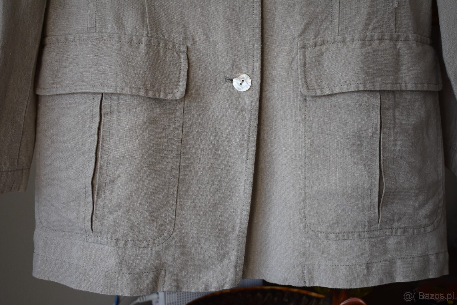 Żakiet vintage len firma InWear - 8