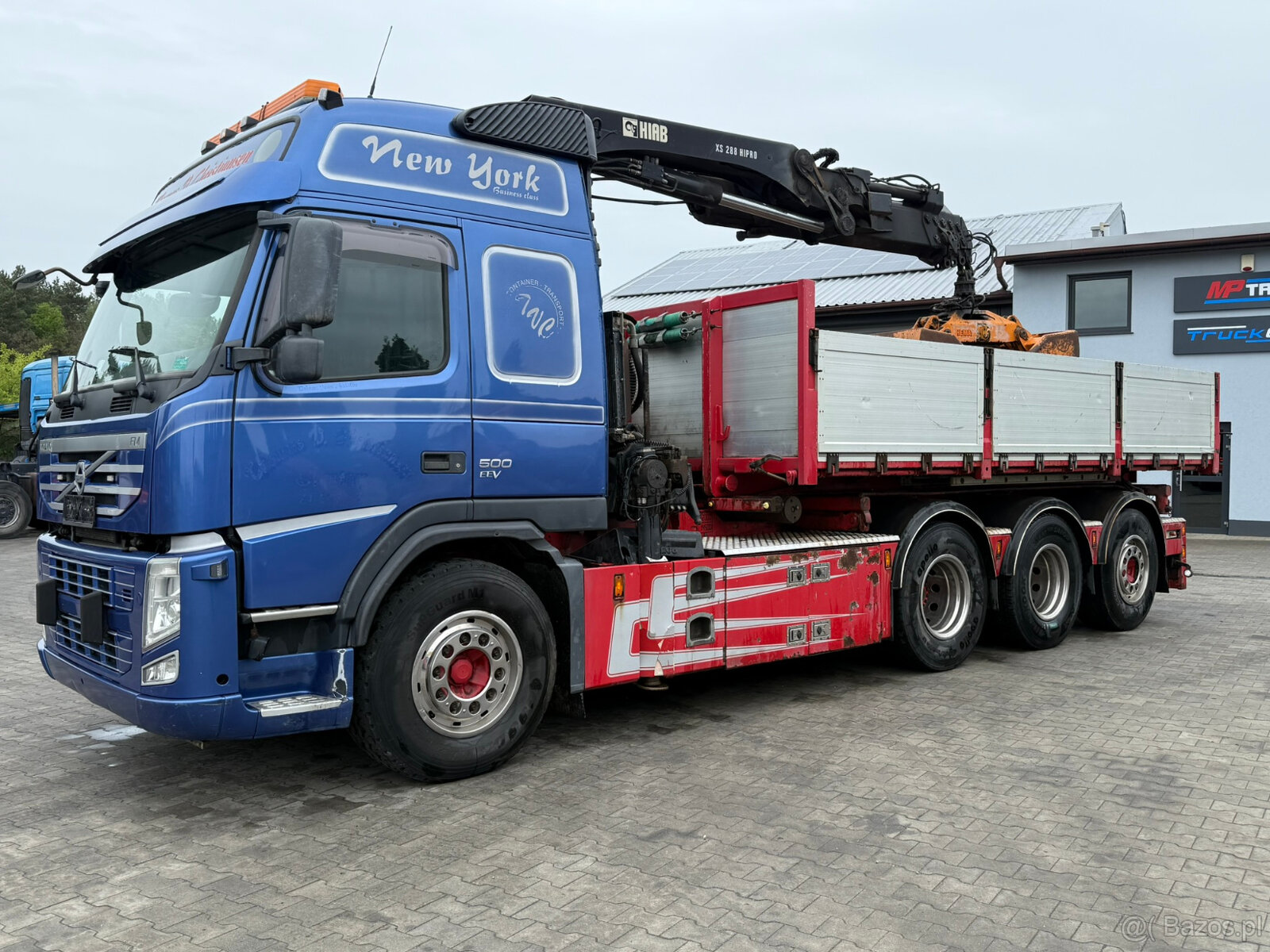 VOLVO FM500 8x4 tridem Hiab XS288-EP5 radio - 8