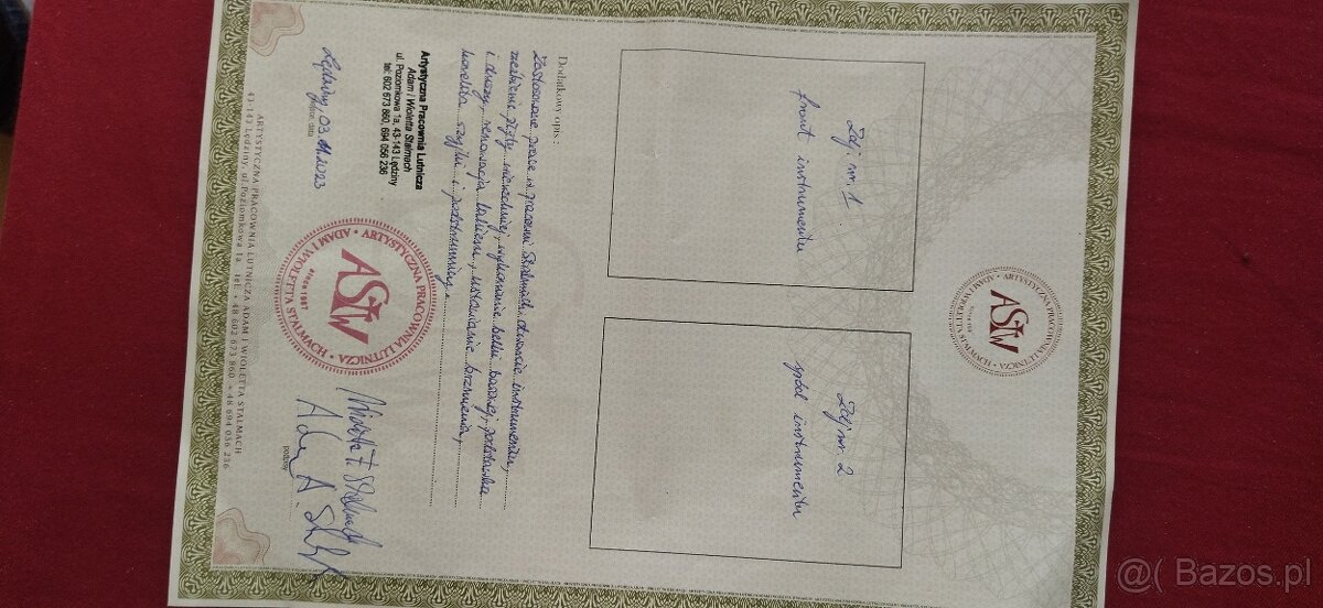 Skrzypce 4/4 z Pracowni Lutniczej Stelmach - 8