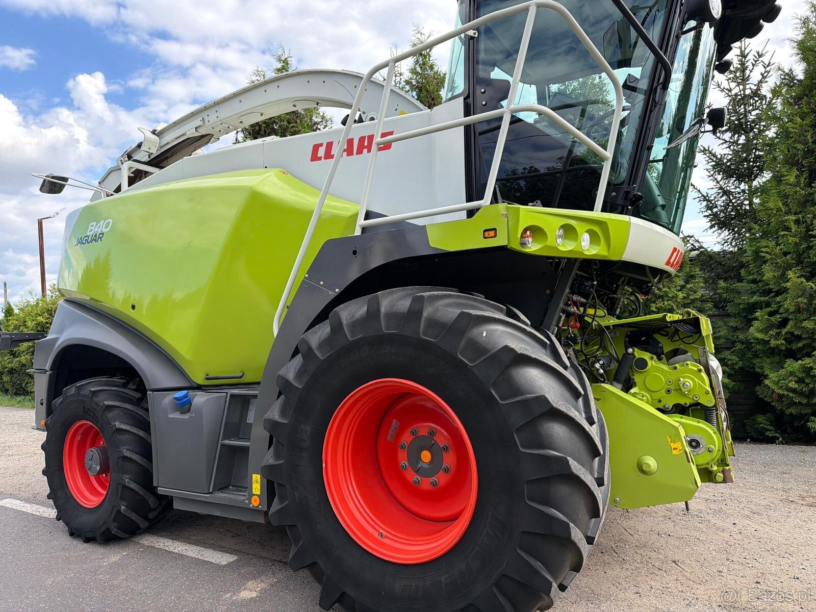 Sieczkarnia do kukurydzy Claas Jaguar 840 4x4 centralne sma - 8