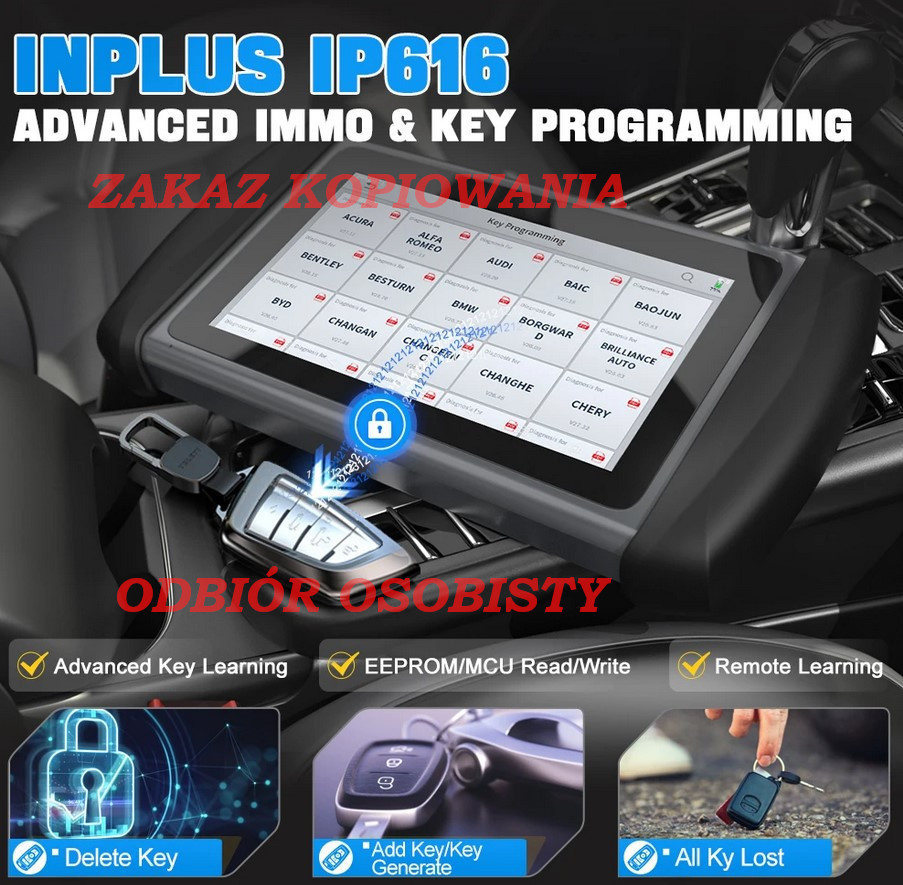 SKANER DIAGNOSTYCZNY XTOOL IP616, FULL SYSTEM DIAGNOSTICS - 8