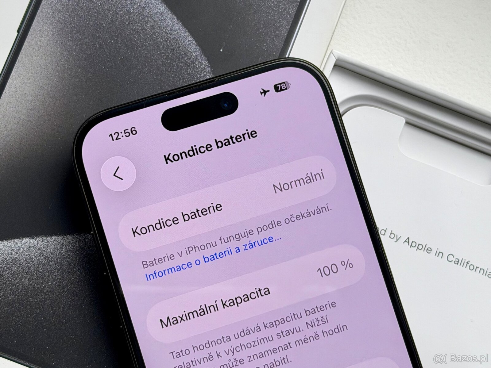 iPhone 15 Pro Black Titanium BATERIA 100% TOP - 8