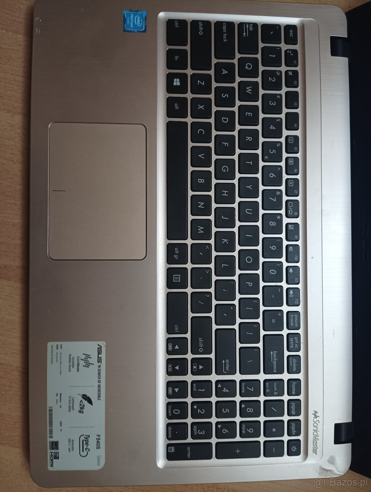 Laptop Asus F 540 S - 8