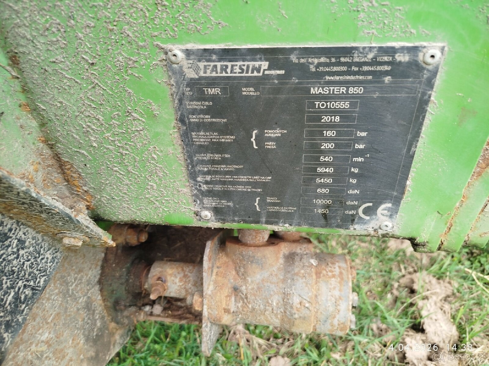 Wóz paszowy Faresin TMR 850 - 8
