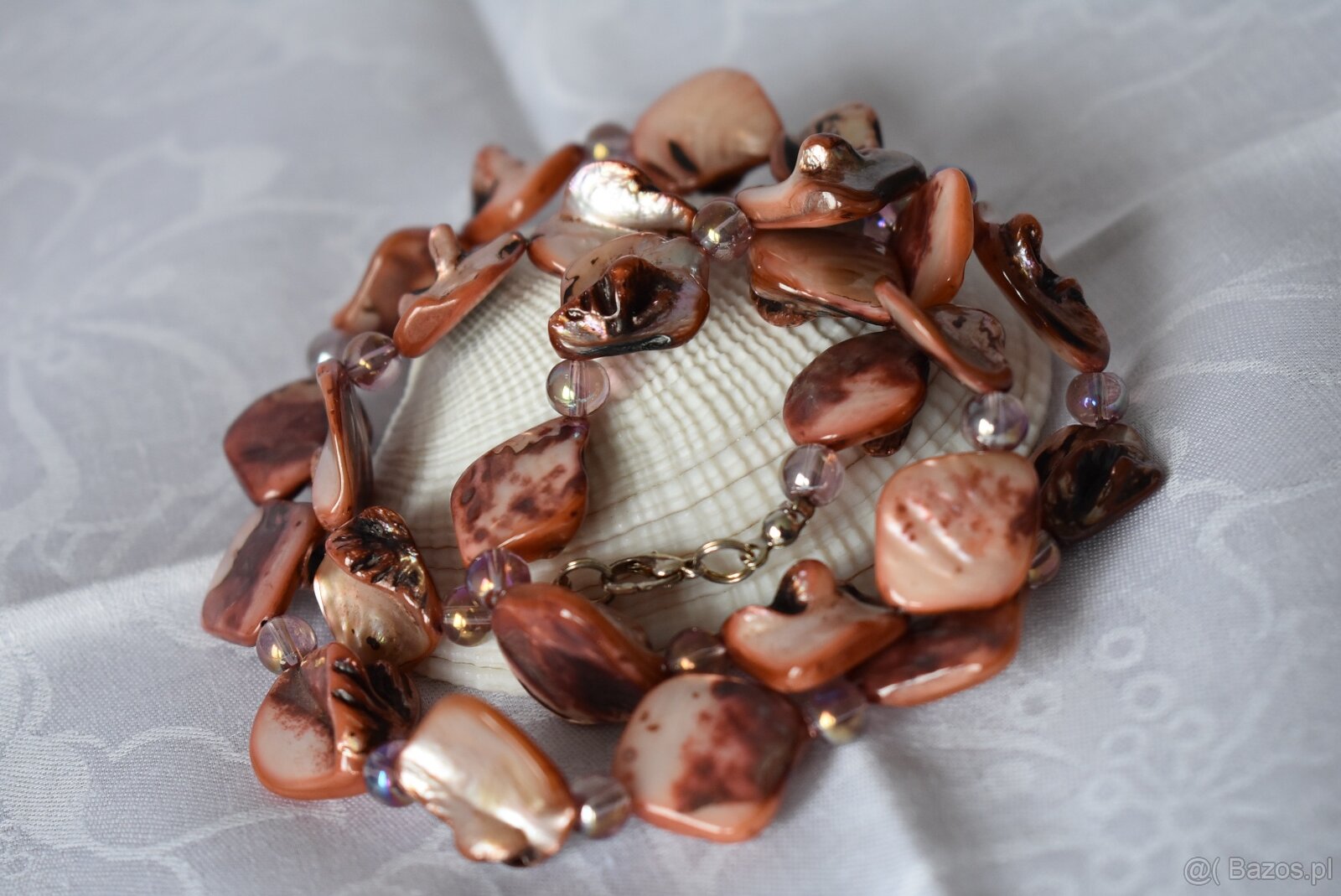 Naszyjnik masa perłowa - 8