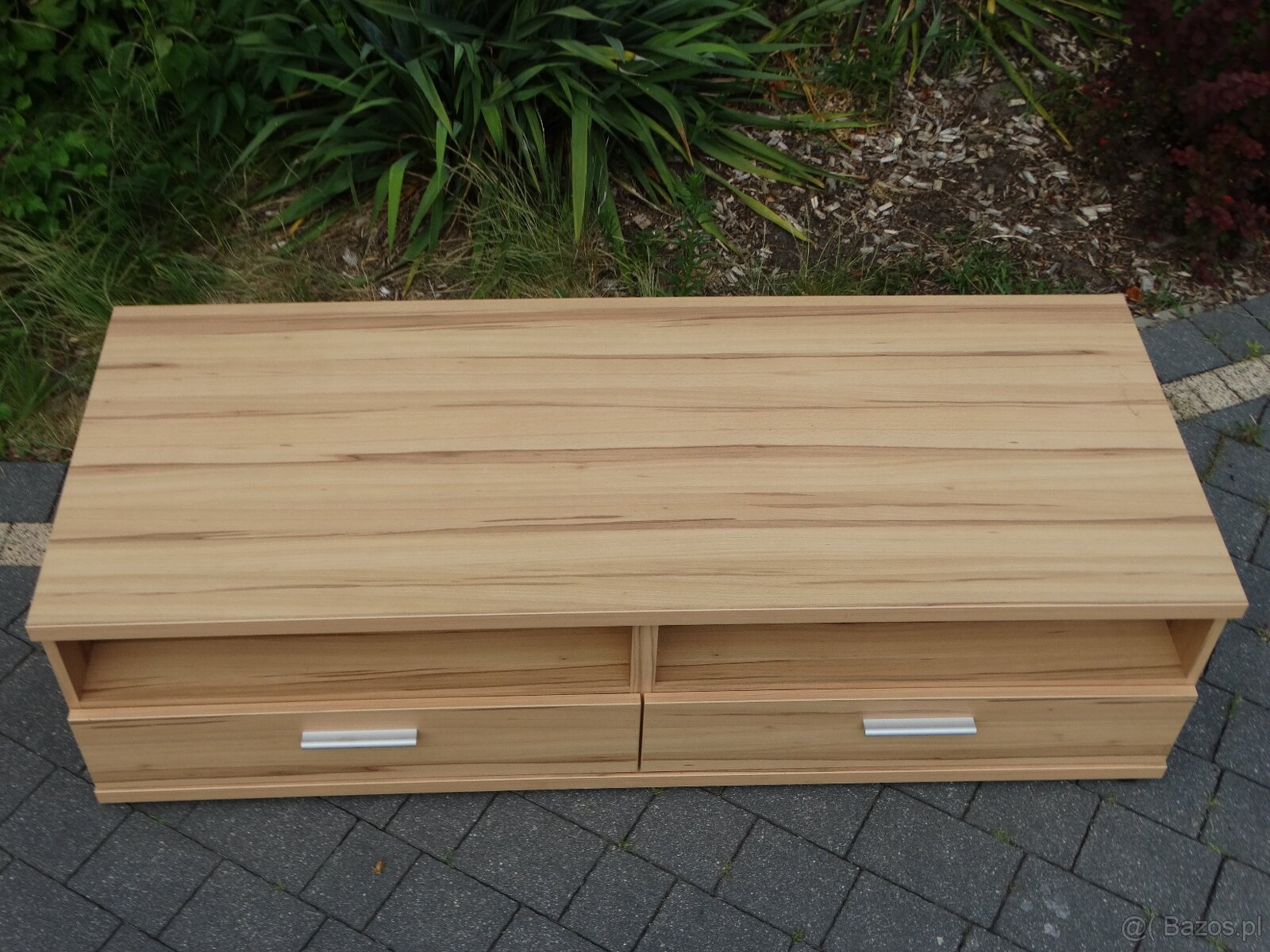 Zestaw mebli + stół szklano-drewniany - 8