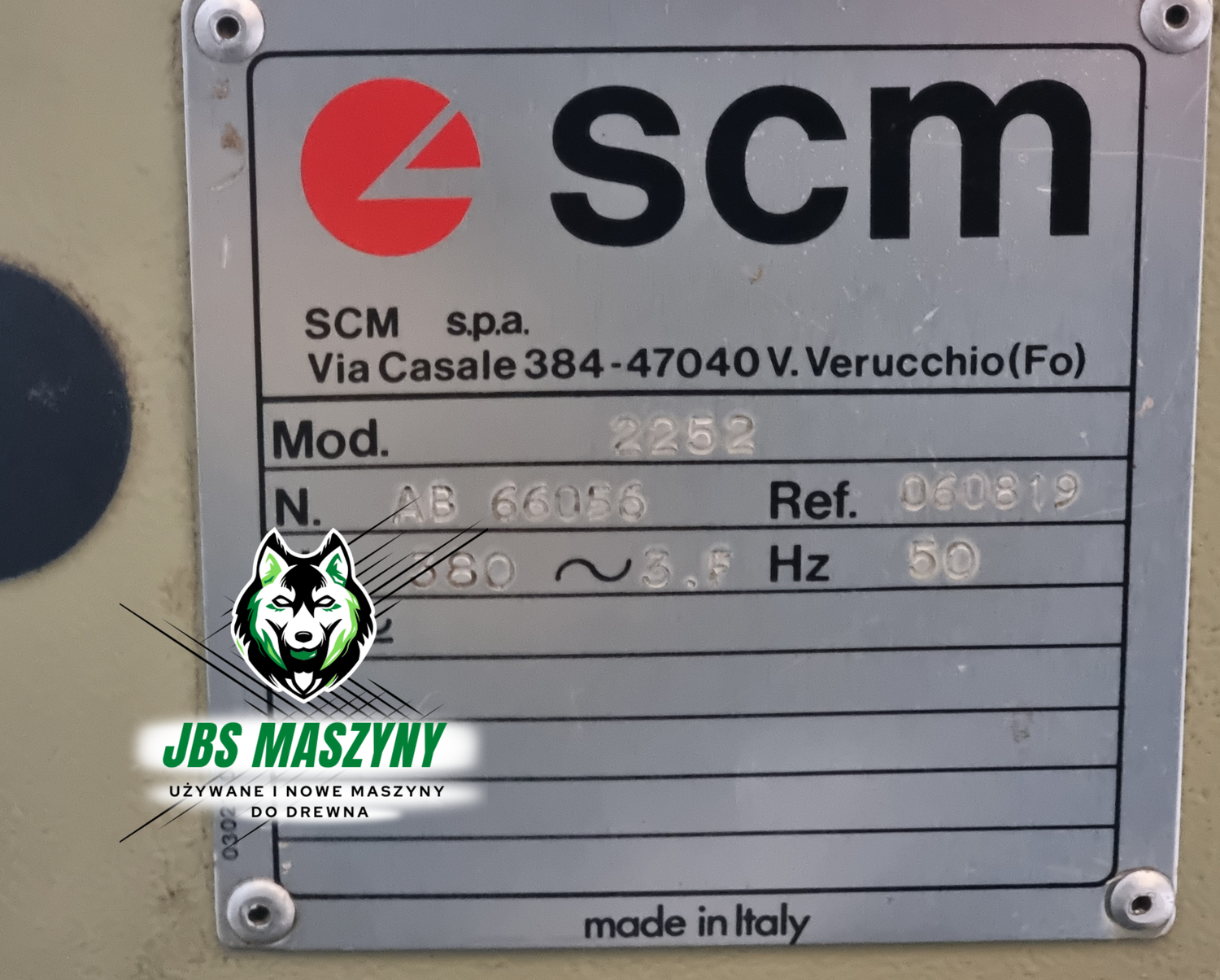 Wyrówniarko grubościówka SCM 2252 strugarka grubiarka - 8