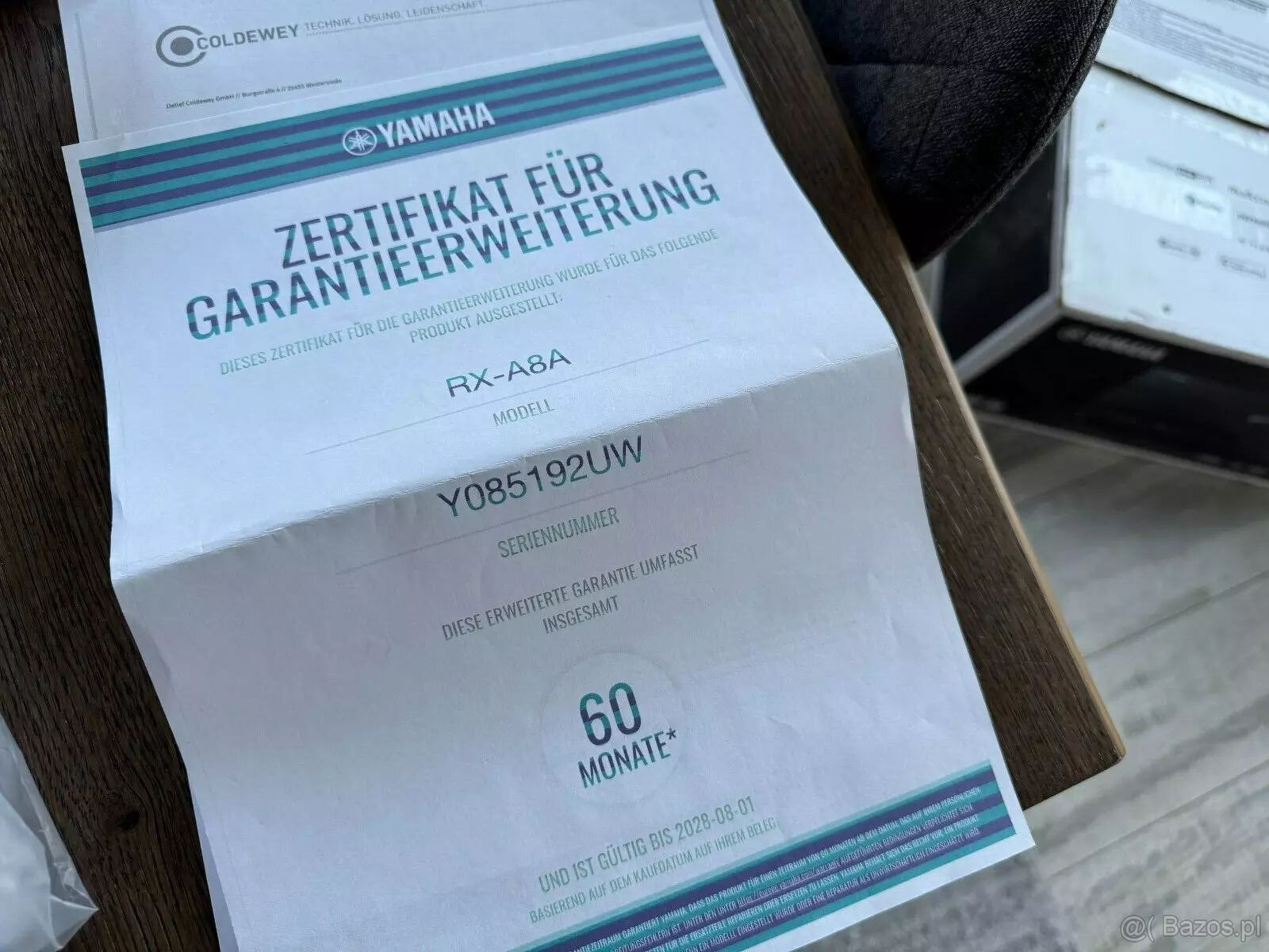 Yamaha RX-A8a High End Home Cinema Receiver, oryginalne opak - 8