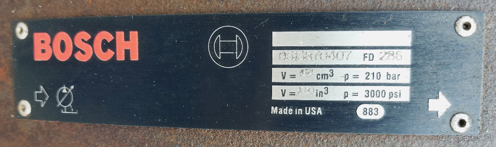 Agregat hydrauliczny / stacja hydrauliczna - pompą BOSCH - 8