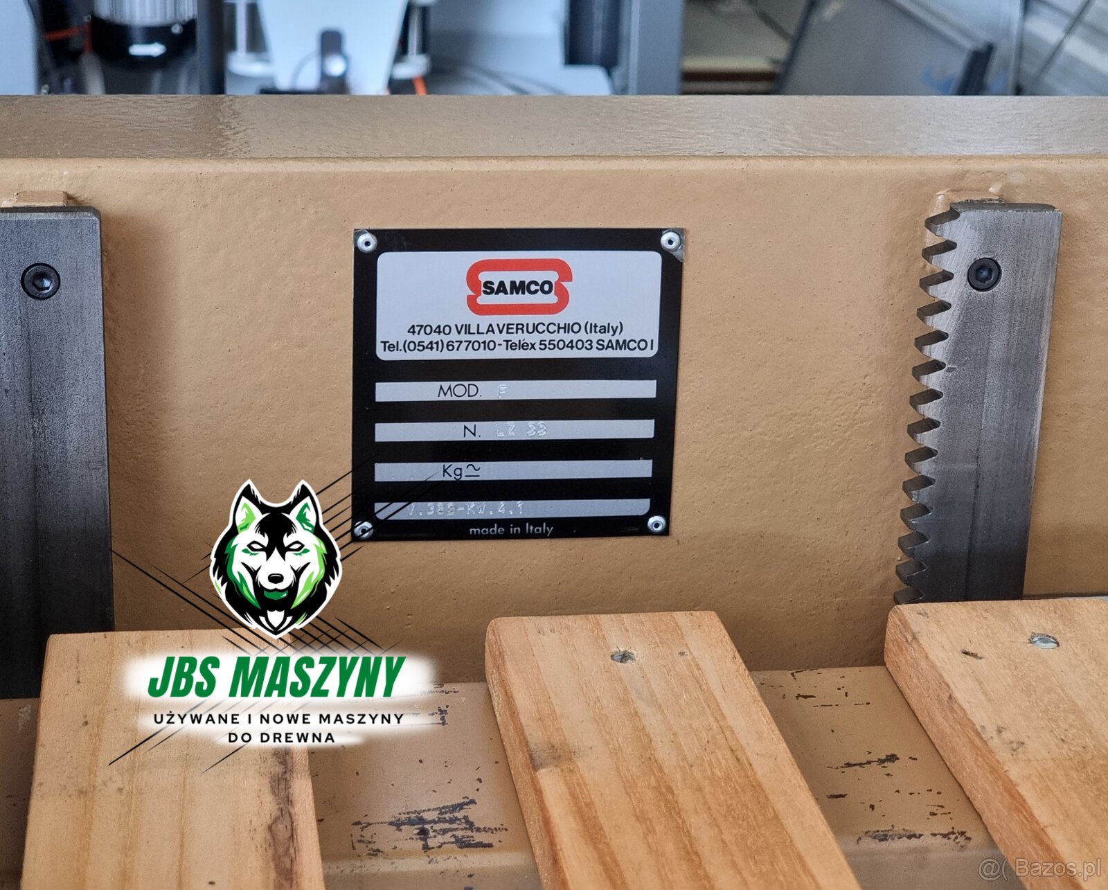 Szlifierka długotaśmowa SAMCO elek. regulacja stołu - 8