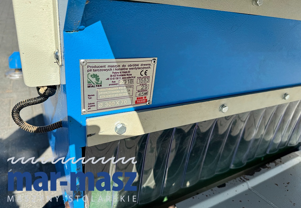 Wielopiła dwuwałowa WALTER WD 250/350 KBA - 8