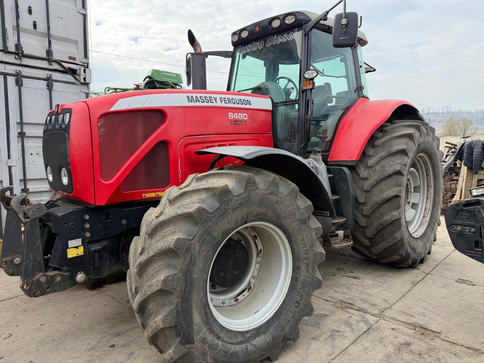 Ciągnik rolniczy Massey Ferguson 8480 Dyna VT rok 2010 spr - 8