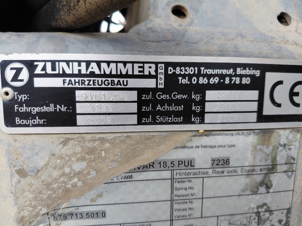 Rozsiewacz gnojowicy Zunhammer SK 18,5 - 8