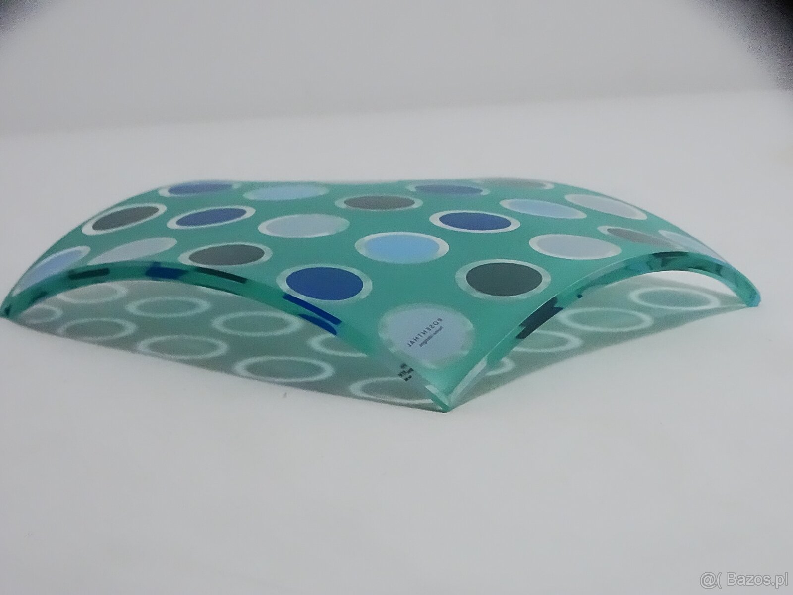 Szklana misa dekoracyjna Rosenthal Form 61111, Dekor 331161, - 8