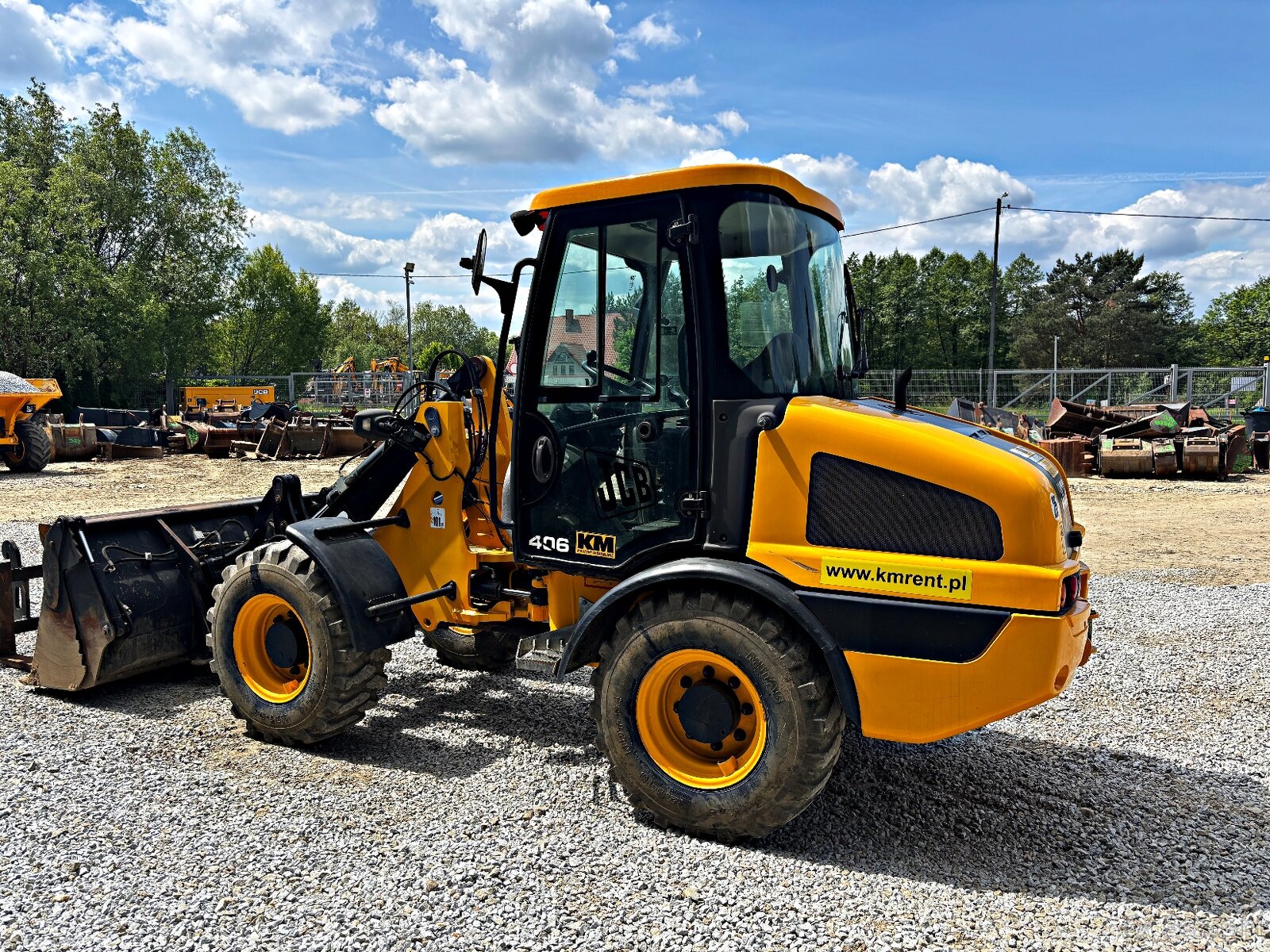 JCB 406 ŁADOWARKA KOŁOWA 2017R. MTH:2276 | 407 409 VOLVO L3 - 8