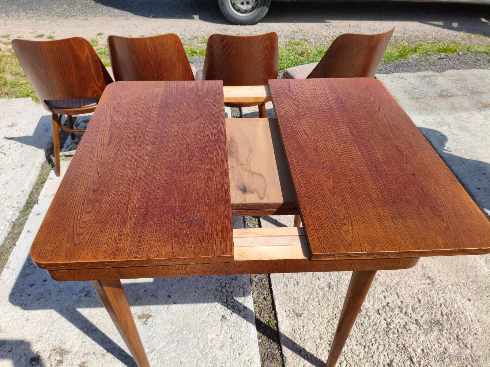 Haerdtl Oswald 4x židle s roz.stolem - 8