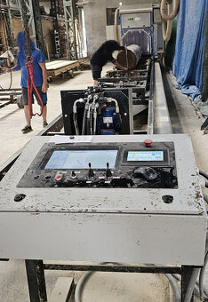 Używana piła kątowa dwuostrzowa PP-550 z automatycznym - 8