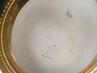 Figura stara sygnowana porcelana Unterweissbach Turyngia - 8