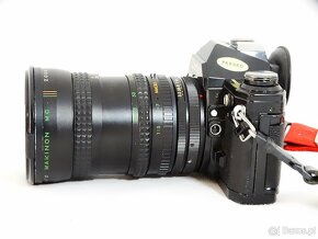 Aparat Canon AE-1 + obiektyw Makinon mc 28-80mm f 3.5 - 4.5 - 8