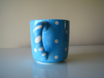 Urocze kubki w kropki z figurką delfina i pieska w środku 3D - 8