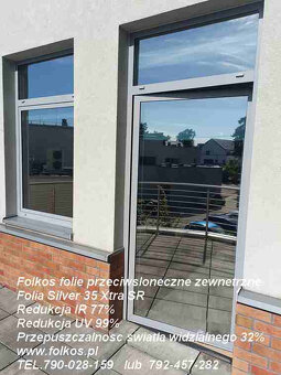 Folie przeciwsloneczne na okna -folie z filtrem UV i IR Wawa - 8
