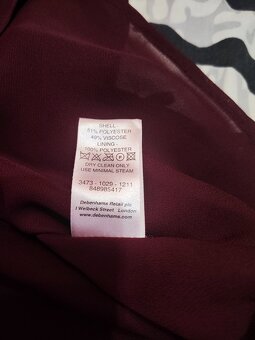 Bluzeczka w aksamitne liście DEBENHAMS rozm. L/40 - 8