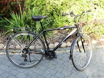 Klasyczny niemiecki rower miejski MIFA z prostą ramą, bagażn - 8