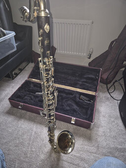 1946 Vintage N Series Selmer Paris Bass Clarinet Low Eb - 8
