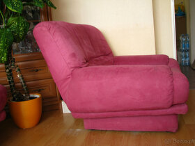 Komplet wypoczynkowy: kanapa i fotel KLER Scarlet 3 +1 - 8